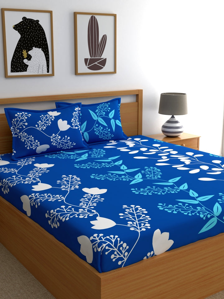 Home Ecstasy 100% Cotton Floral Bedsheet Set
