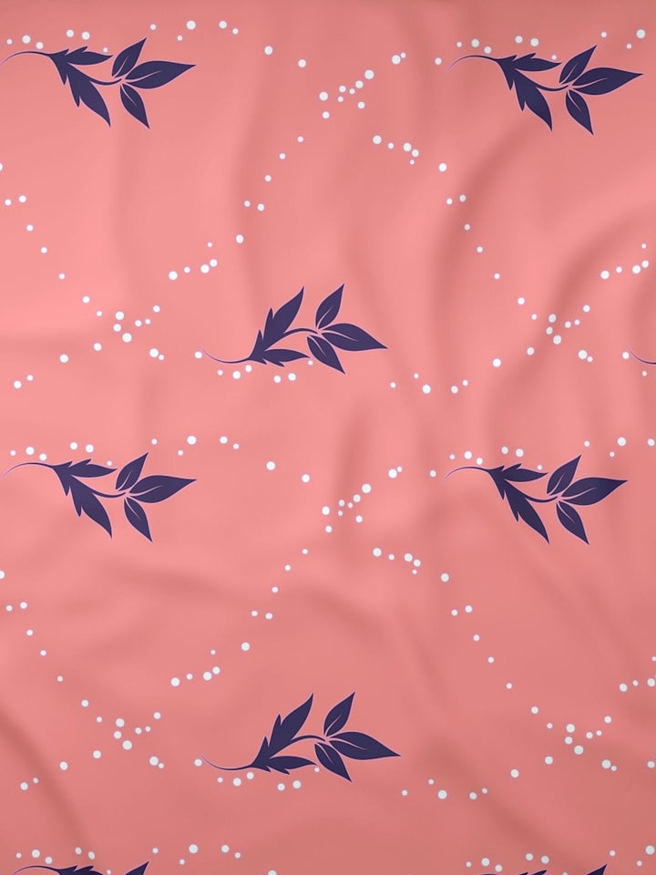 Home Ecstasy 100% Cotton Floral Bedsheet Set | 140 TC | Light Pink