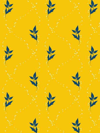 Home Ecstasy 100% Cotton Floral Bedsheet Set | 140 TC | Yellow
