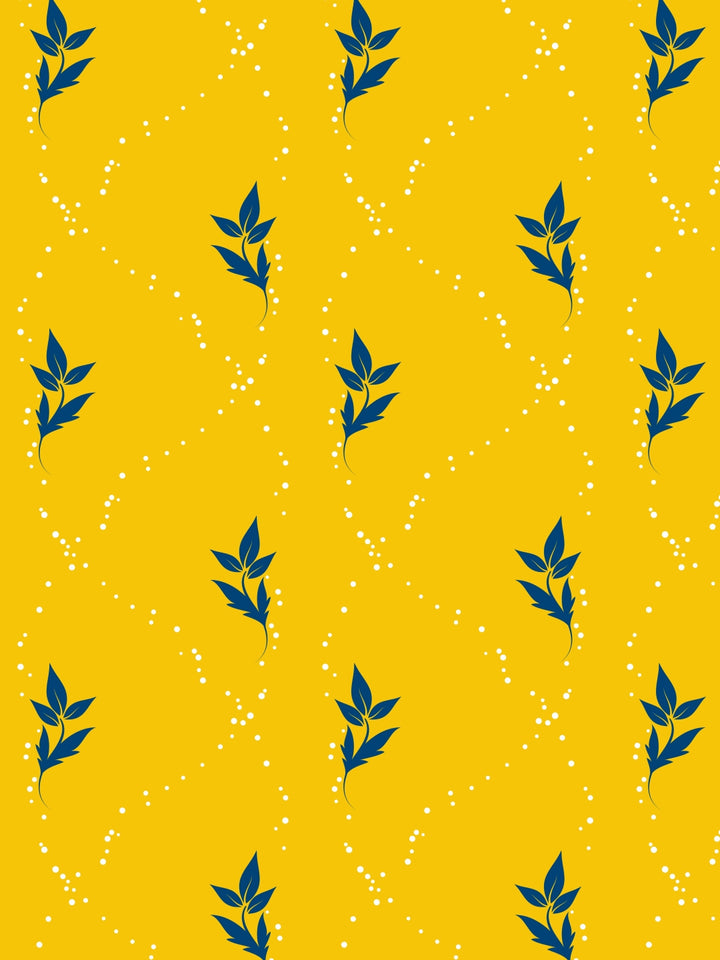 Home Ecstasy 100% Cotton Floral Bedsheet Set | 140 TC | Yellow
