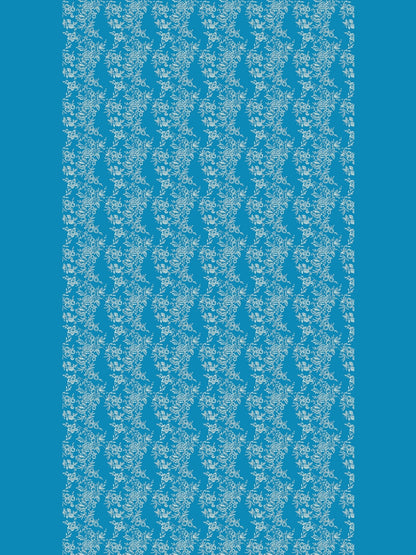 Home Ecstasy 100% Cotton Floral Bedsheet Set | 140 TC | Turqoise