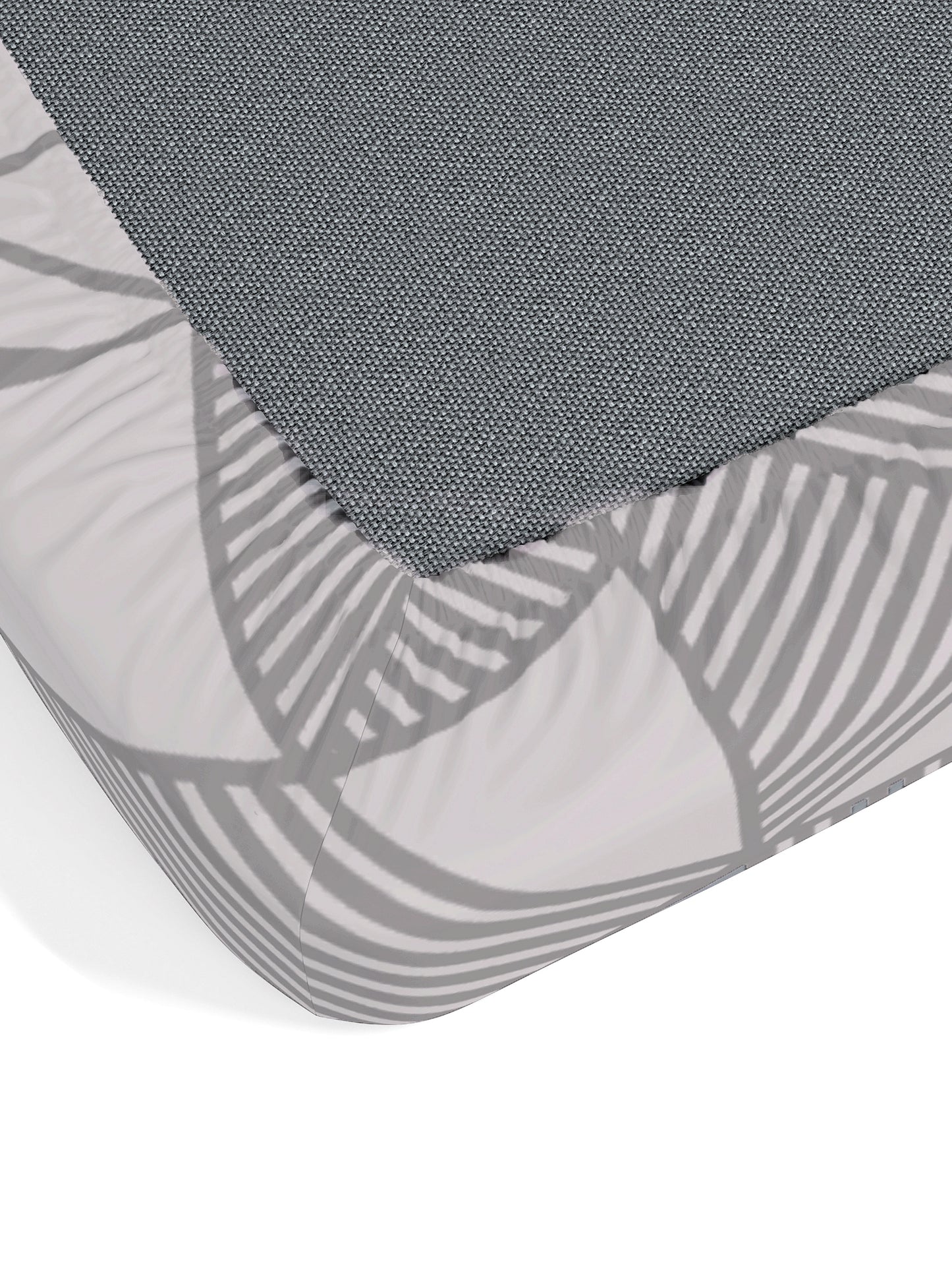 Home Ecstasy 100% Cotton Geometric Bedsheet Set | 140 TC | Grey