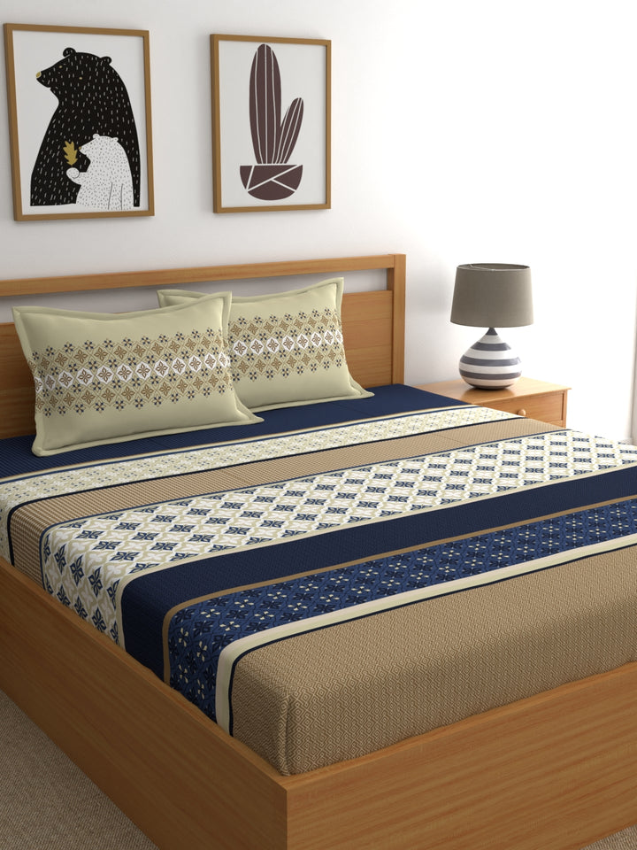 Home Ecstasy 100% Cotton 140TC Bedsheets, Ethnic