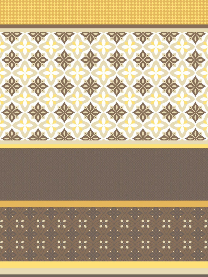 Home Ecstasy 100% Cotton Ethnic Bedsheet Set | 140 TC | Mustard