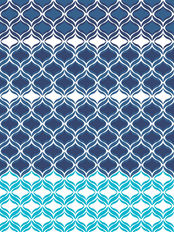 Home Ecstasy 100% Cotton Abstract Bedsheet Set | 140 TC | Blue
