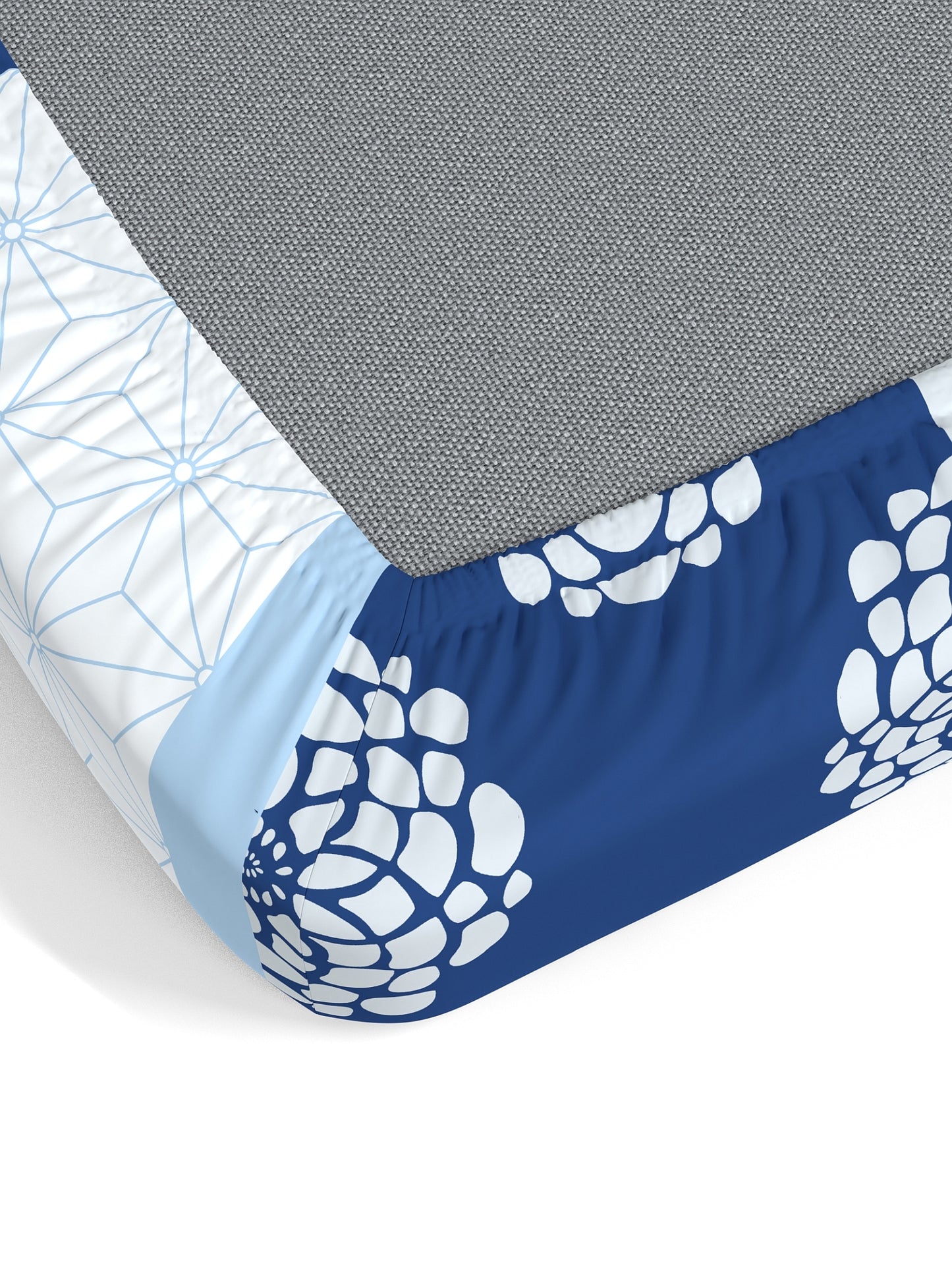 Home Ecstasy 100% Cotton Bedsheet | 140 TC | Blue