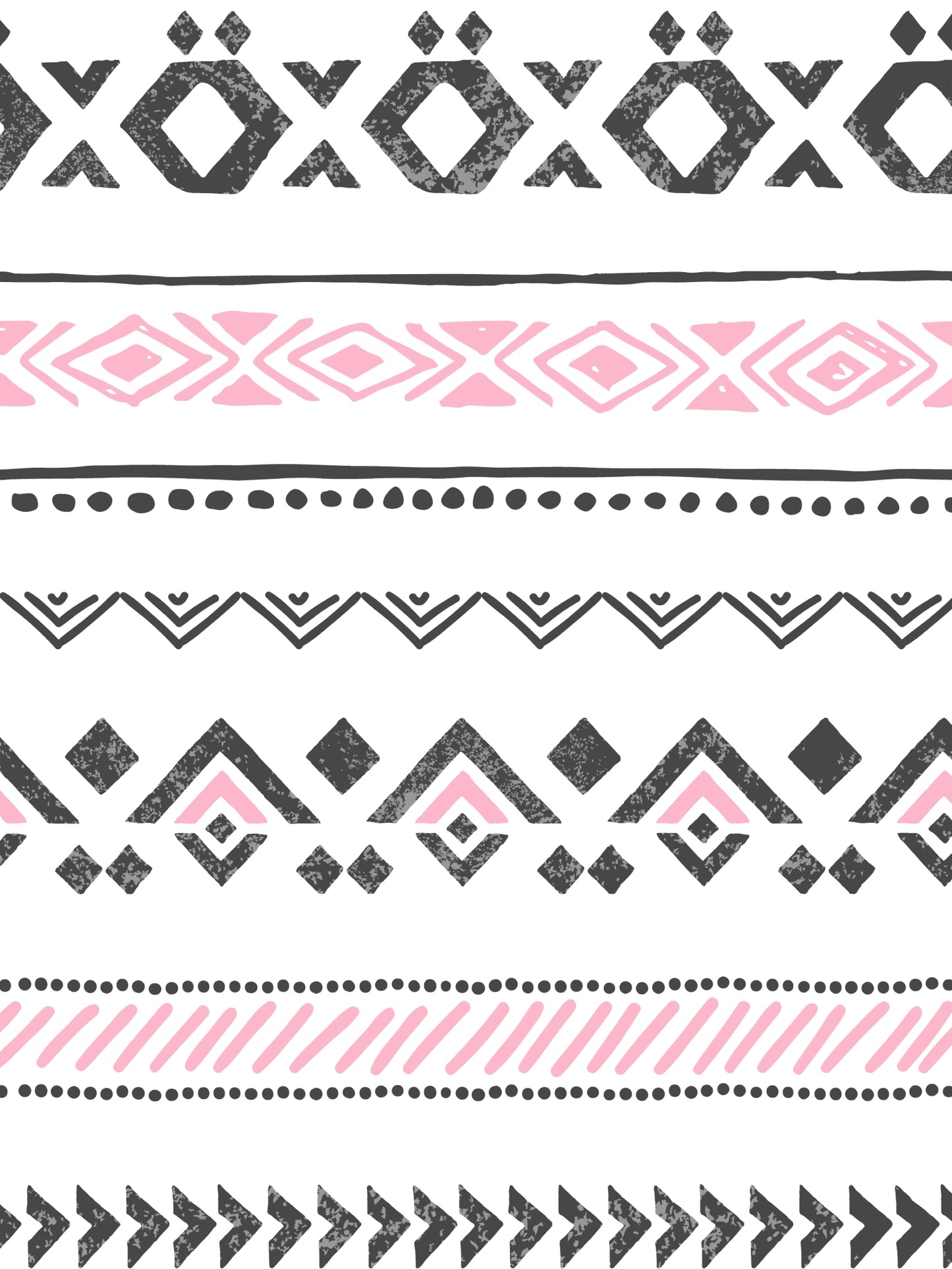 Home Ecstasy 100% Cotton Geometric Bedsheet Set | 140 TC | Pink