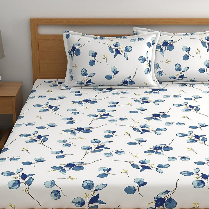 Home Ecstasy 100% Cotton 140TC Bedsheets, Floral
