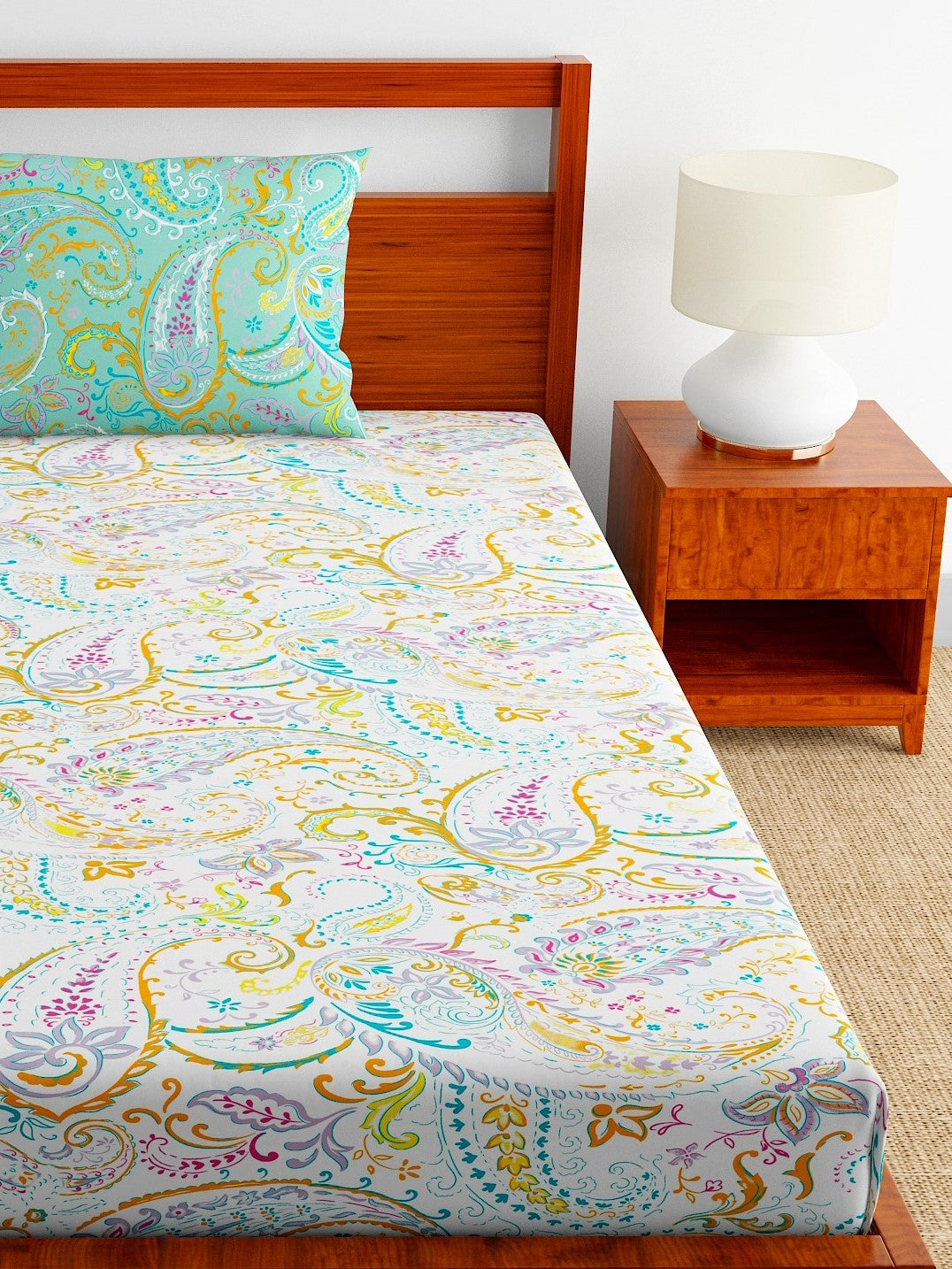 Home Ecstasy 100% Cotton 140TC Bedsheets, Premium