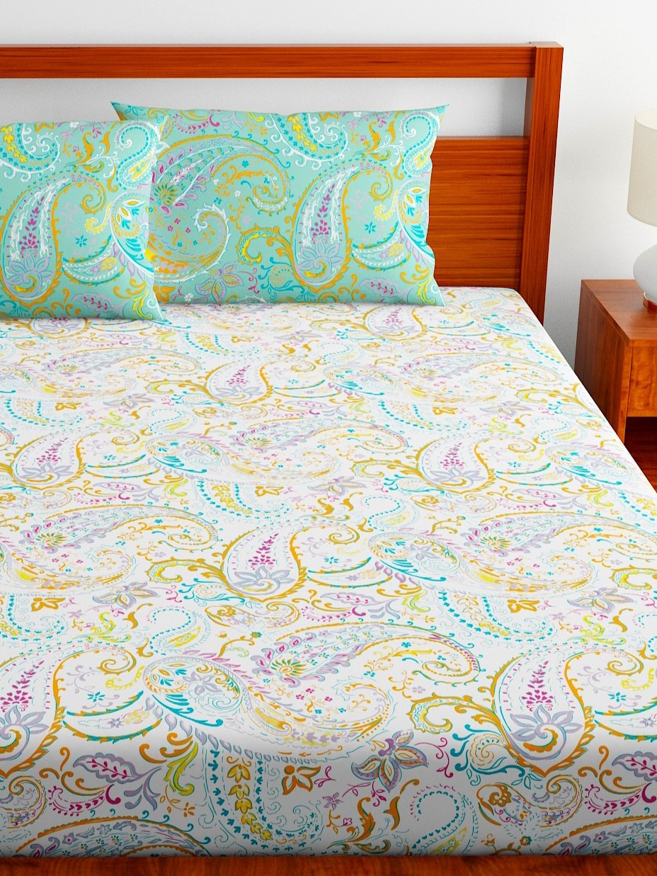 Home Ecstasy 100% Cotton 140TC Bedsheets, Premium