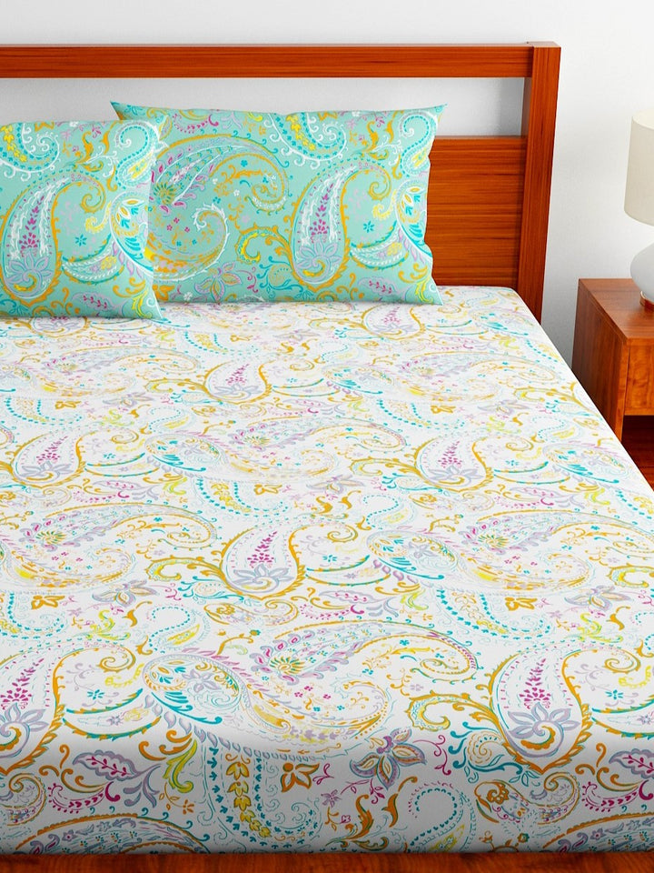 Home Ecstasy 100% Cotton 140TC Bedsheets, Premium
