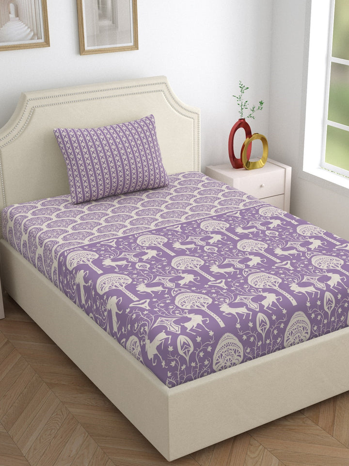 Home Ecstasy 100% Cotton 140TC Bedsheets, Premium