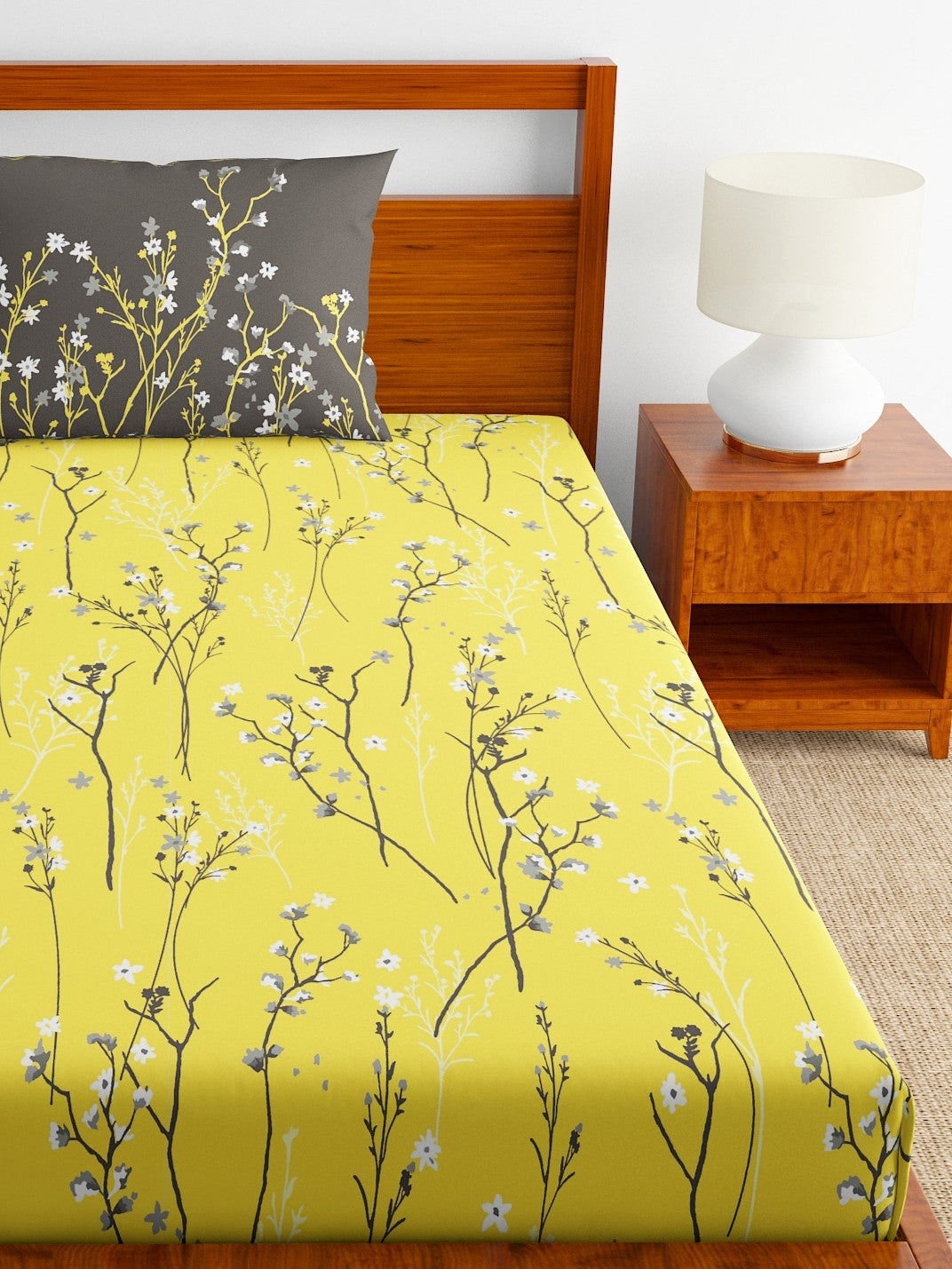 Home Ecstasy 100% Cotton 140TC Bedsheets, Premium