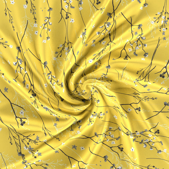 Home Ecstasy 100% Cotton Bedsheets, Premium | 140 TC | Yellow
