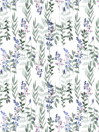 Home Ecstasy 100% Cotton Floral Bedsheet Set | 140 TC | Blue
