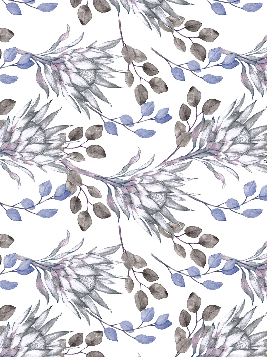 Home Ecstasy 100% Cotton Floral Bedsheet Set | 140 TC | Purple