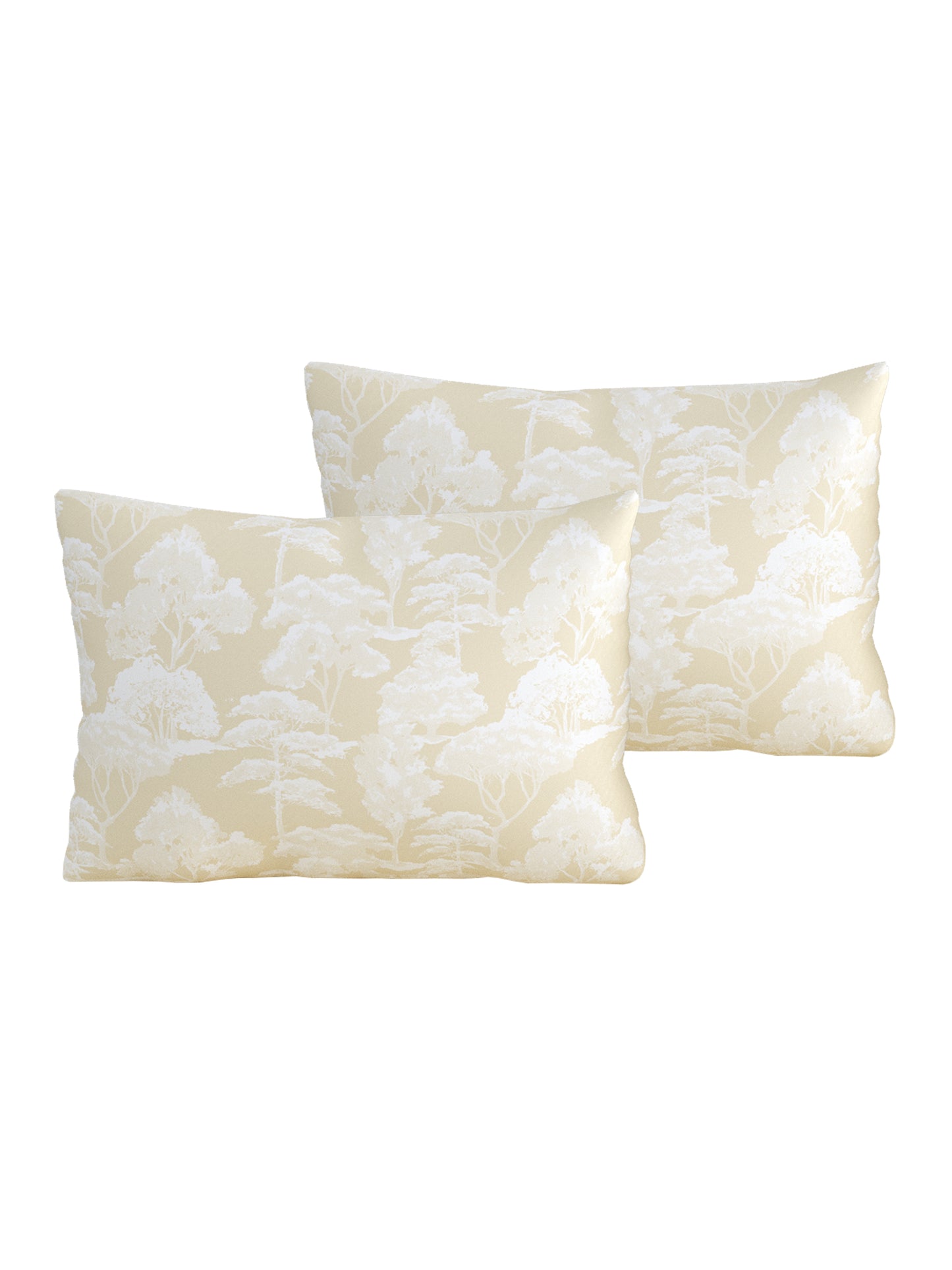 Home Ecstasy 100% Cotton 140 TC Ethnic Bedsheet Set - Colour: Beige