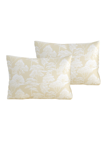 Home Ecstasy 100% Cotton 140 TC Ethnic Bedsheet Set - Colour: Beige