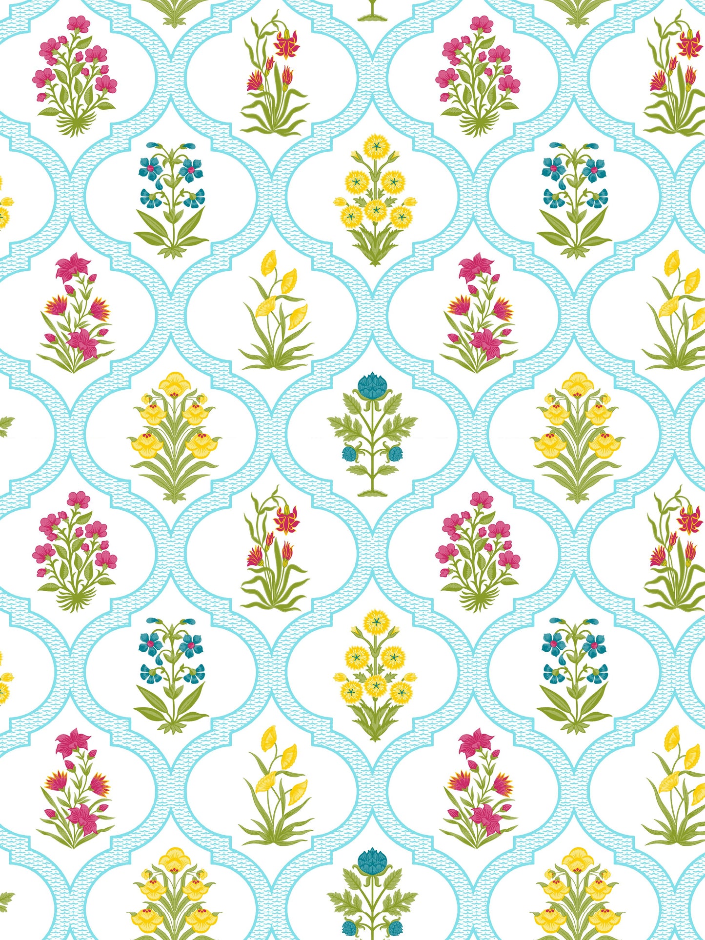 Home Ecstasy 100% Cotton Floral Bedsheet Set | 140 TC | Blue