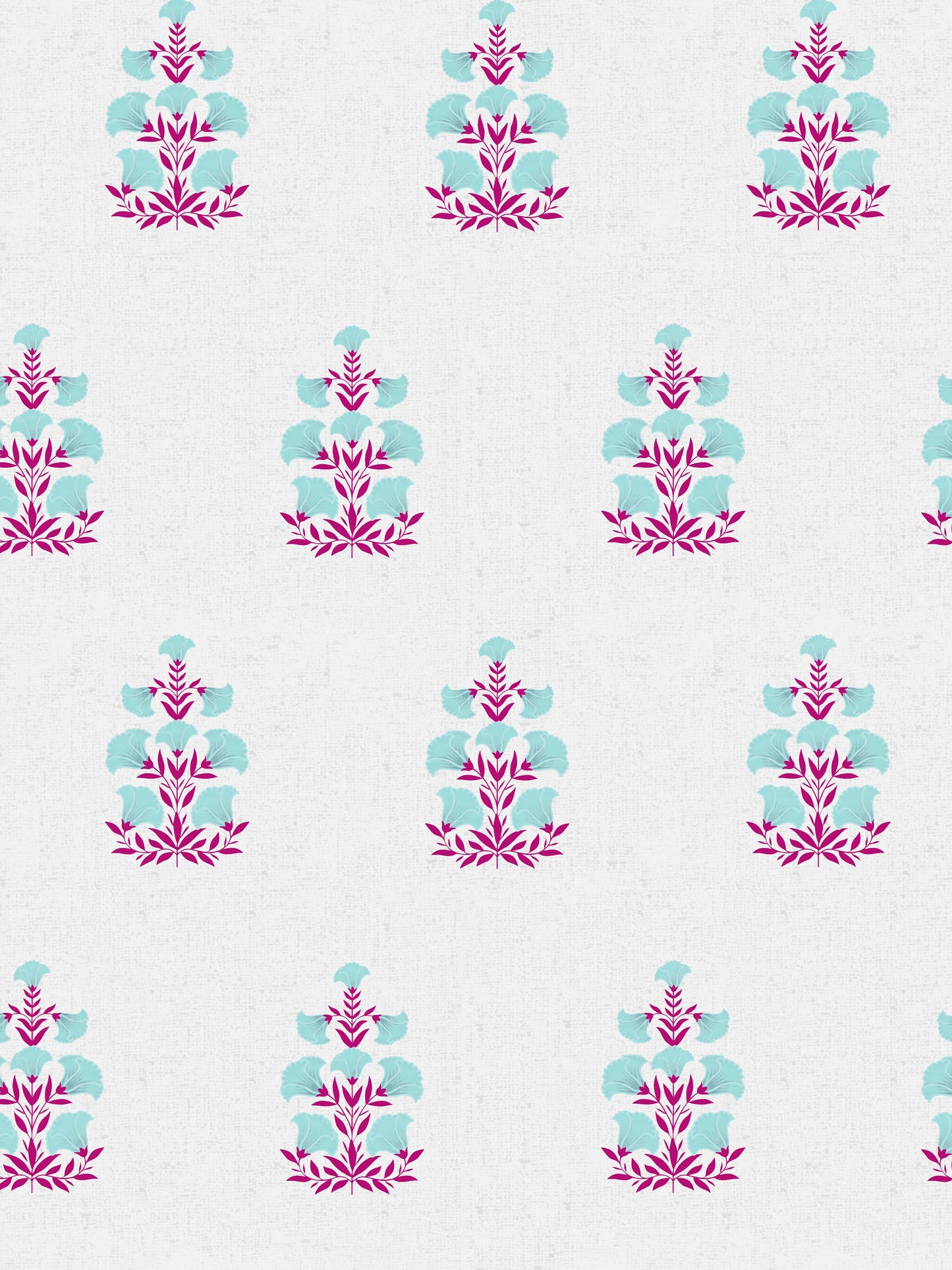 Home Ecstasy 100% Cotton Floral Bedsheet Set | 140 TC | T.Blue