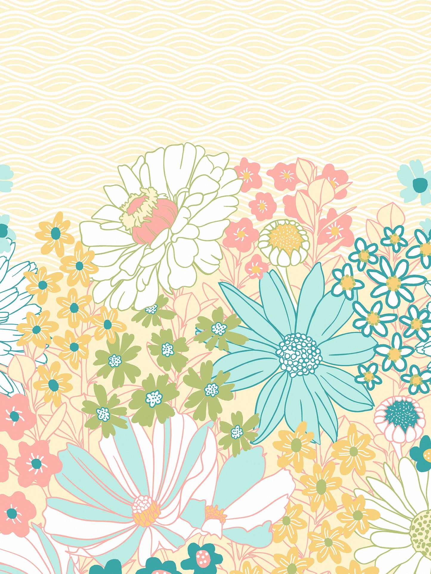 Home Ecstasy 100% Cotton 140 TC Floral Bedsheet Set - Colour: Mint
