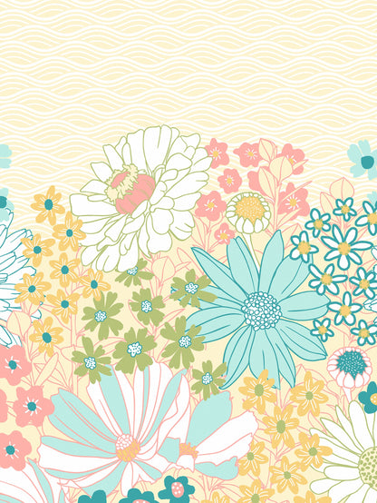 Home Ecstasy 100% Cotton 140 TC Floral Bedsheet Set - Colour: Mint