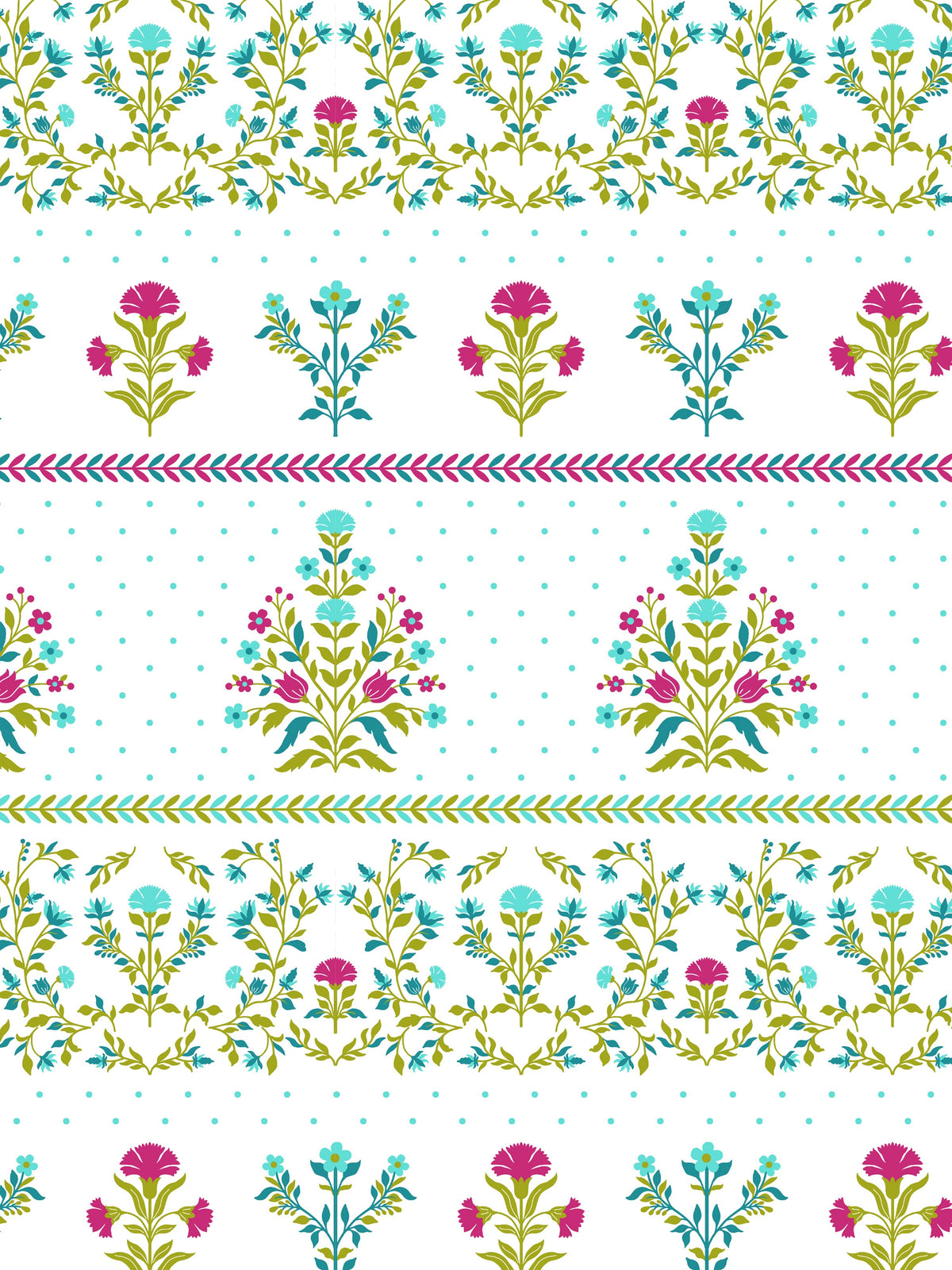 Home Ecstasy 100% Cotton 140 TC Floral Bedsheet Set - Colour: Green