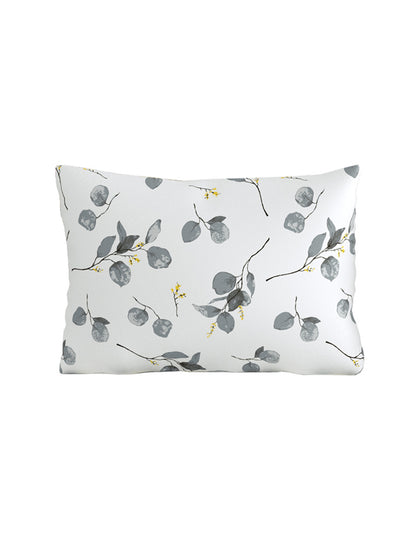 Home Ecstasy 100% Cotton 140 TC Floral Bedsheet Set - Colour: Grey