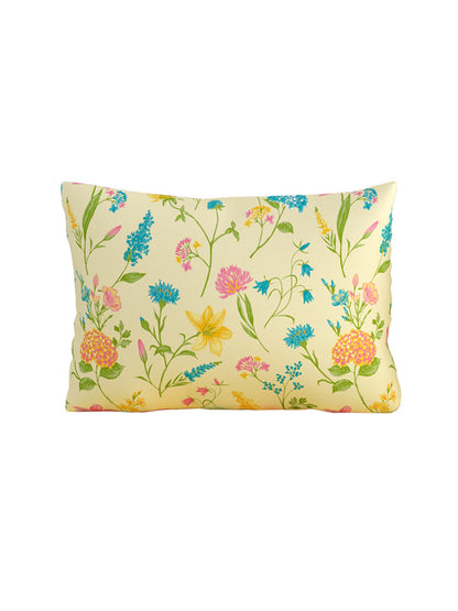 Home Ecstasy 100% Cotton 140 TC Floral Bedsheet Set - Colour: Cream