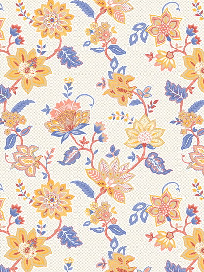 Home Ecstasy 100% Cotton 140 TC Floral Bedsheet Set - Colour: Yellow