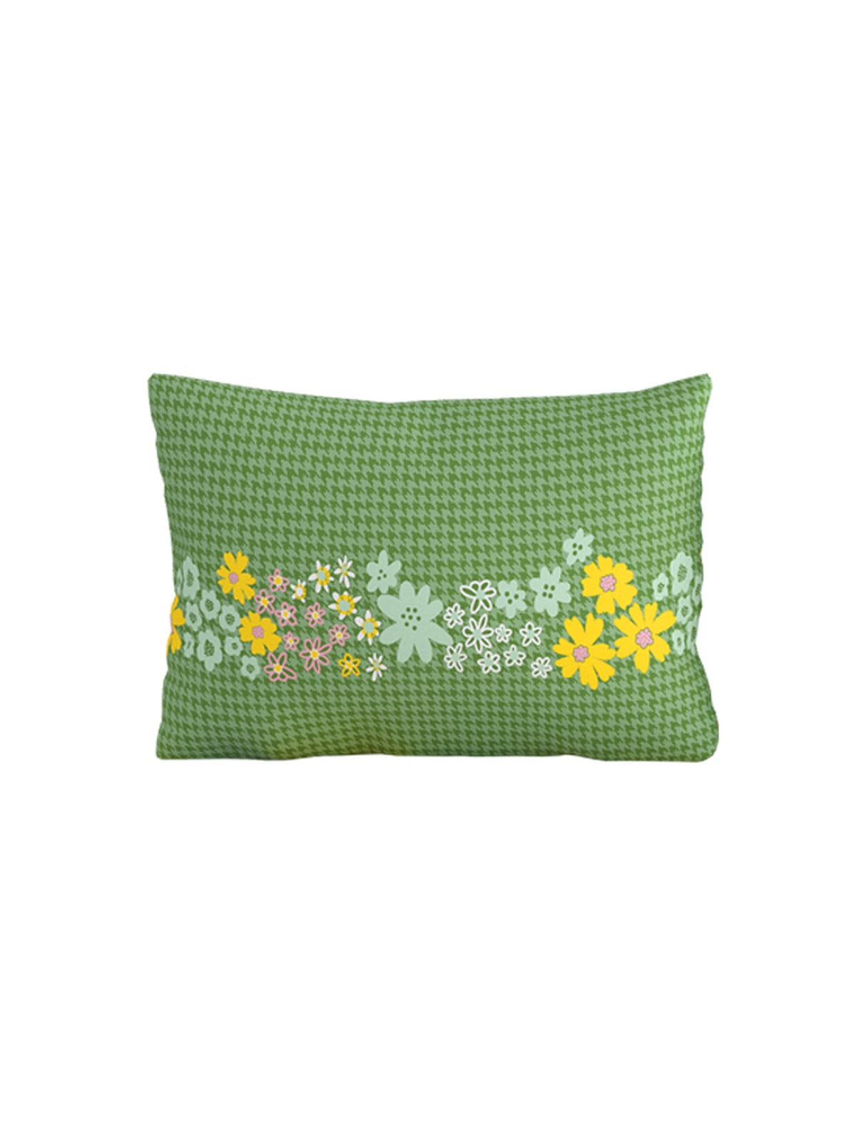 Home Ecstasy 100% Cotton 140 TC Floral Bedsheet Set - Colour: Green