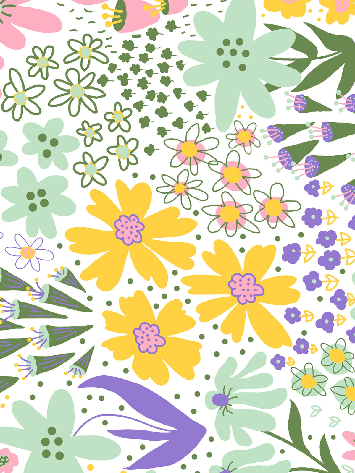 Home Ecstasy 100% Cotton 140 TC Floral Bedsheet Set - Colour: Green