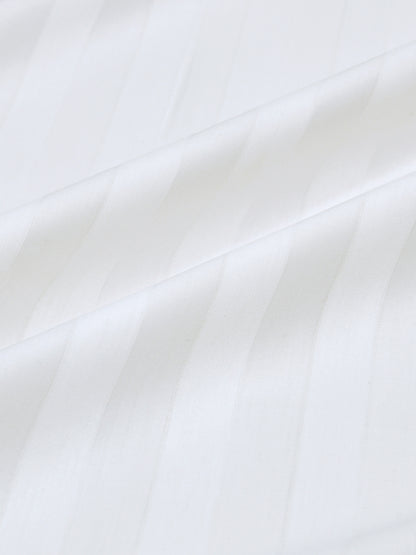 Dreamscape 100% Cotton Bedsheet | 400 TC | White