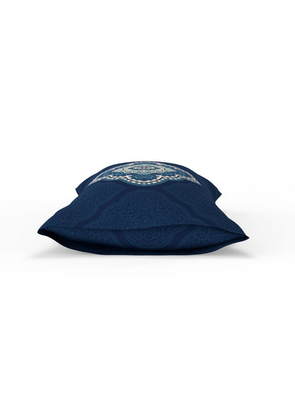 Dreamscape 100% Cotton Ethnic Bedsheet Set | 140 TC | Blue
