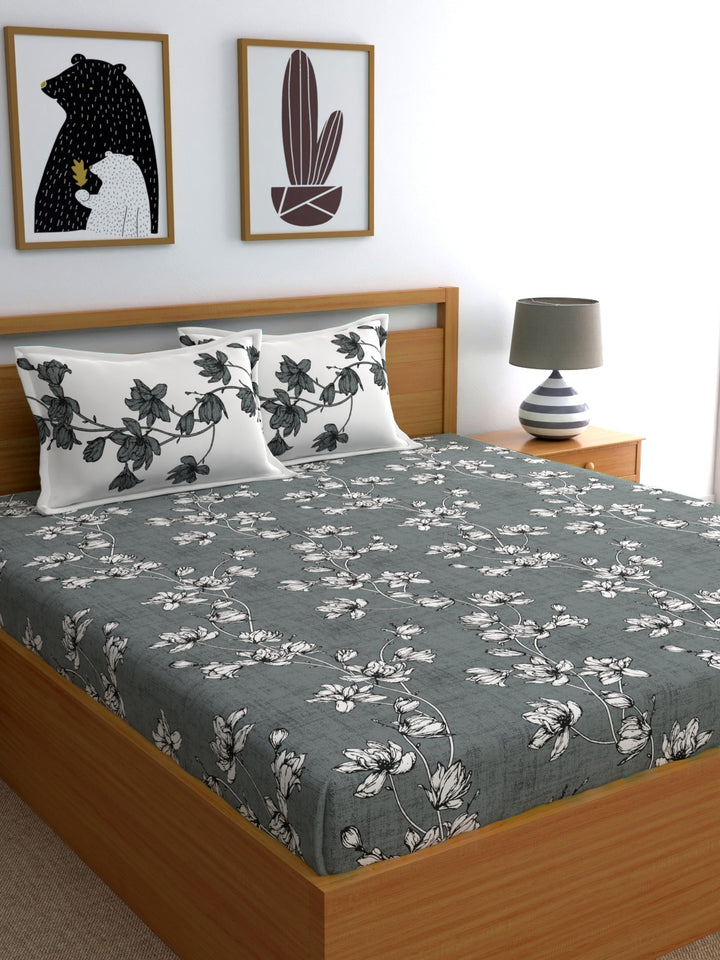 Dreamscape 100% Cotton Floral Bedsheet Set