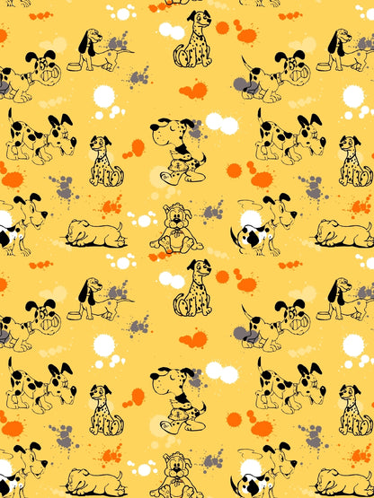 Dreamscape 100% Cotton Children Bedsheet Set | 140 TC | Yellow