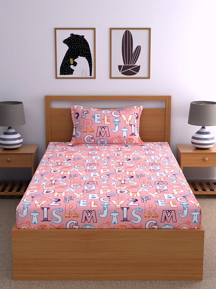 Dreamscape 100% Cotton Abstract Bedsheet Set