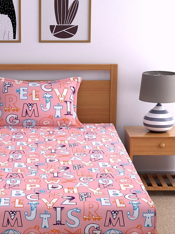 Dreamscape 100% Cotton Abstract Bedsheet Set