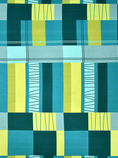 Dreamscape 100% Cotton Geometric Bedsheet Set | 140 TC | Multicolour