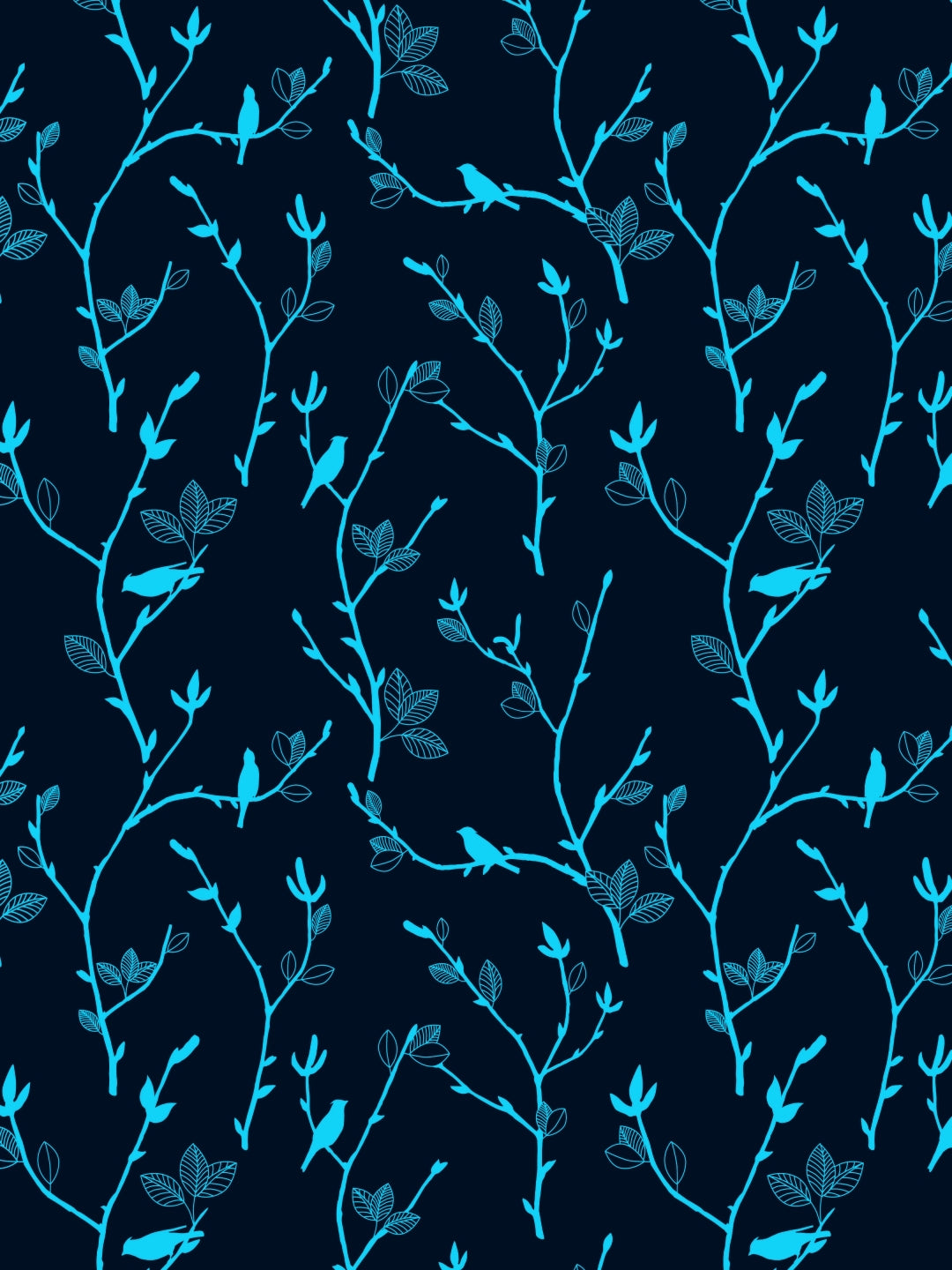 Dreamscape 100% Cotton Abstract Bedsheet Set | 140 TC | Blue