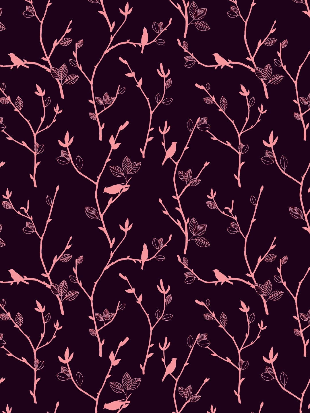 Dreamscape 100% Cotton Abstract Bedsheet Set | 140 TC | Purple