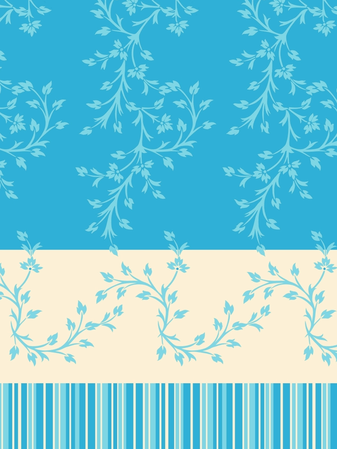 Dreamscape 100% Cotton Floral Bedsheet Set with Pillow Covers | 140TC | Blue | 140 TC |