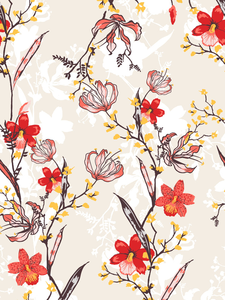 Dreamscape 100% Cotton Floral Bedsheet Set