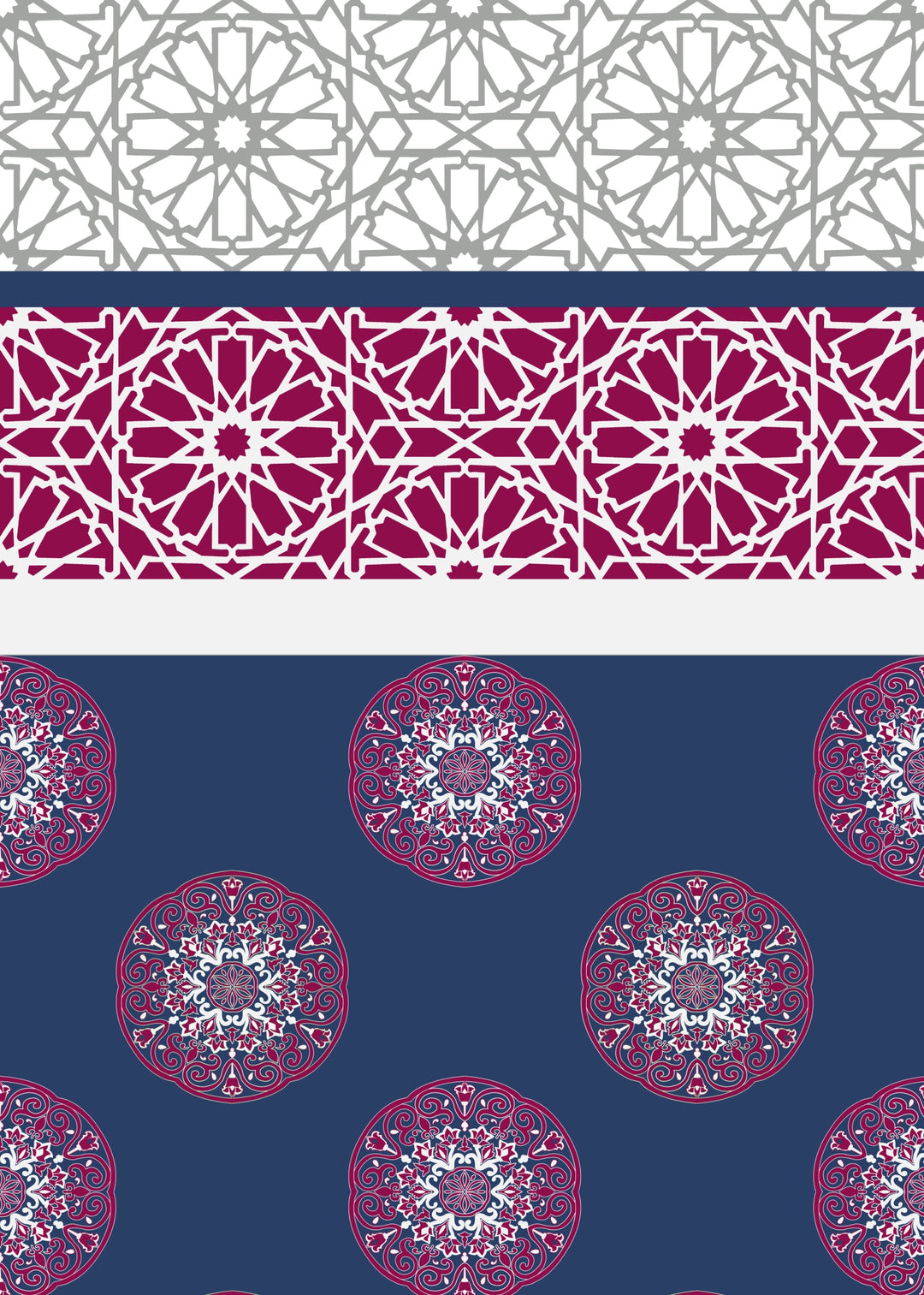 Dreamscape 100% Cotton Ethnic Bedsheet Set