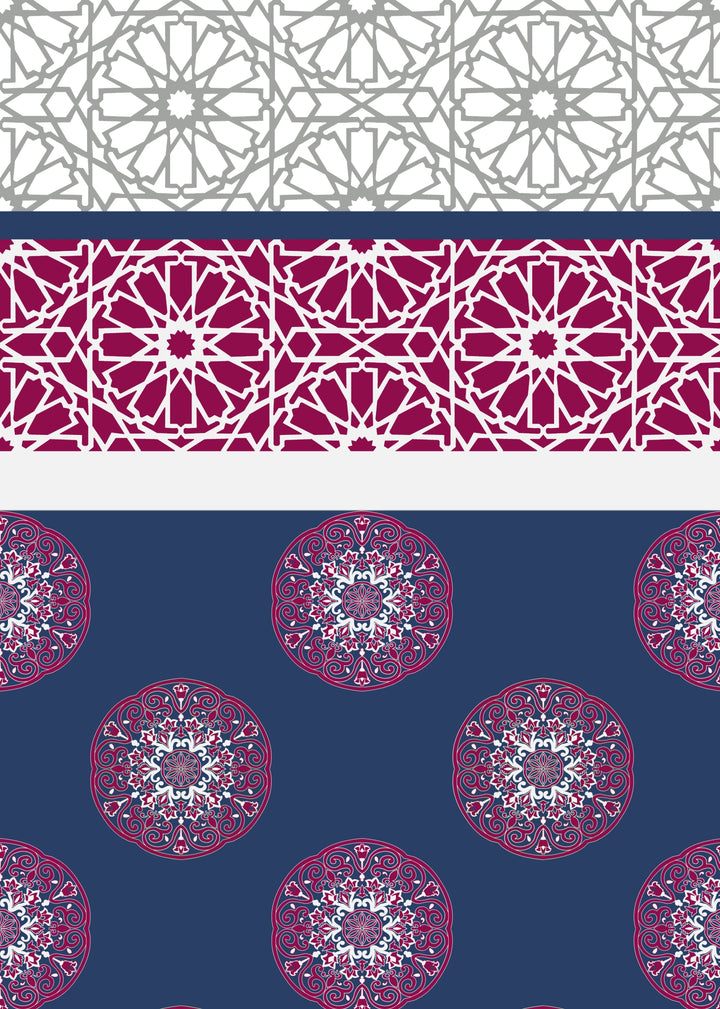 Dreamscape 100% Cotton Ethnic Bedsheet Set