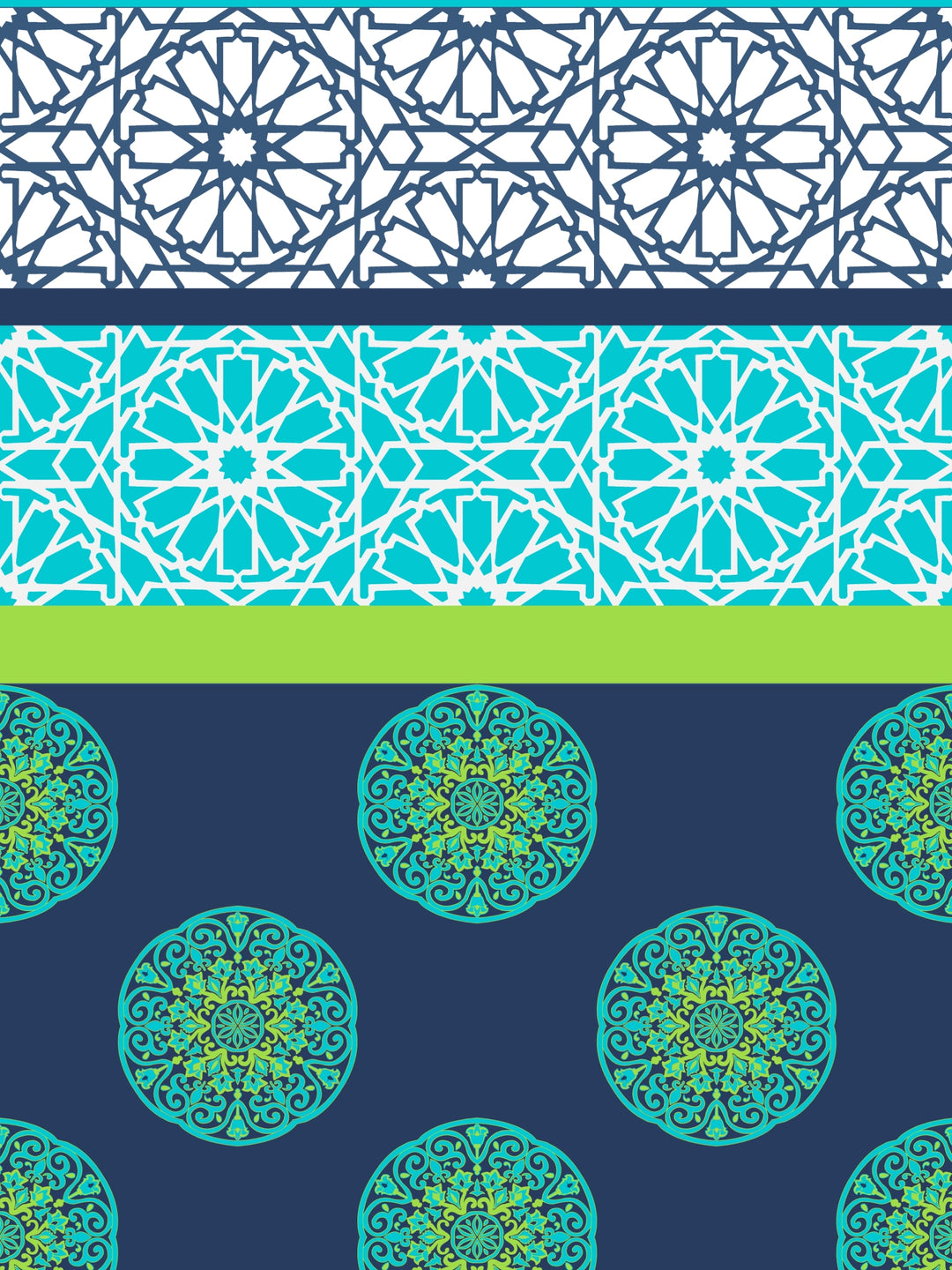 Dreamscape 100% Cotton Ethnic Bedsheet Set