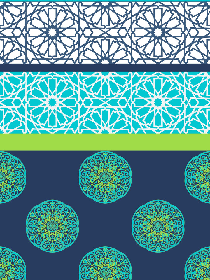 Dreamscape 100% Cotton Ethnic Bedsheet Set