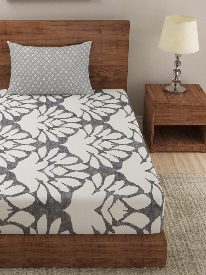 Dreamscape 100% Cotton Floral Bedsheet Set