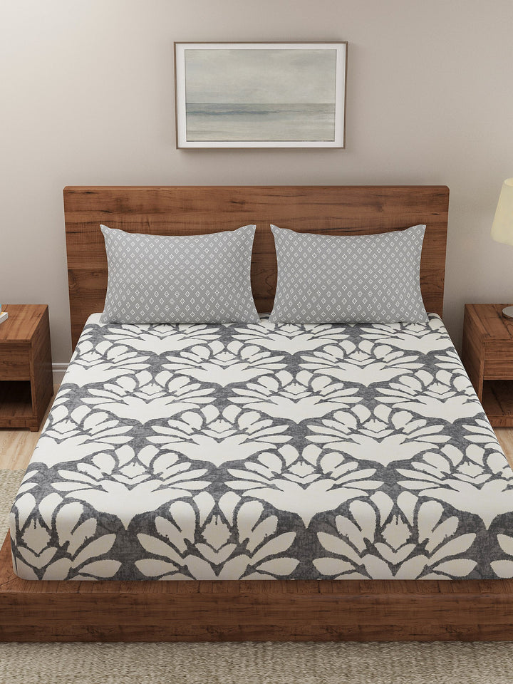 Dreamscape 100% Cotton Floral Bedsheet Set