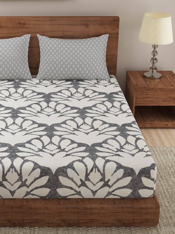 Dreamscape 100% Cotton Floral Bedsheet Set